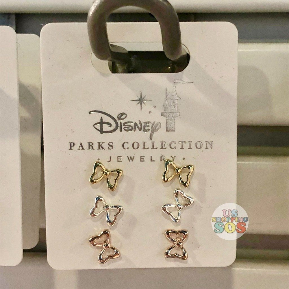 Disney Rebecca Hook Earrings - Mickey Mouse Rose Gold Heart